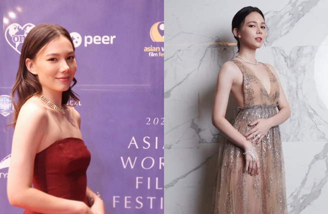 女星纪培慧是台美混血，气质清新。（图／纪培慧facebook）