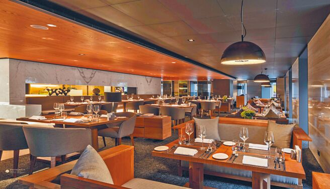 台北慕轩饭店2楼的义大利餐厅GUSTOSO。图／国泰饭店观光事业提供