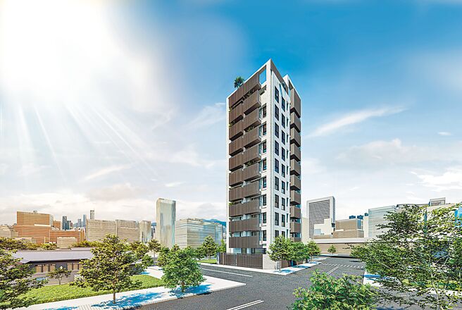 「八德137」3D外观示意图。（业者提供）