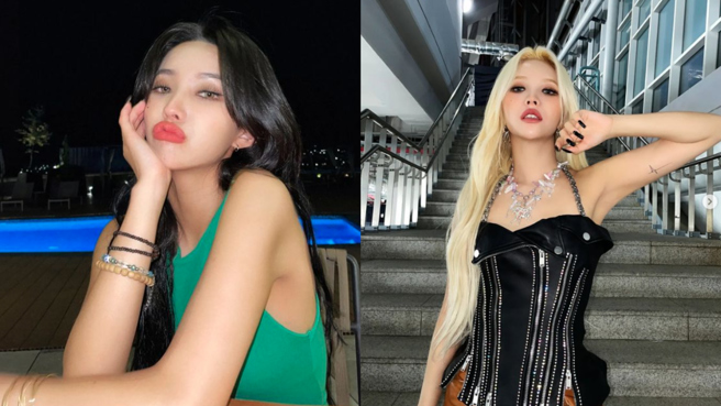 (G)I-DLE小娟之前爆出抄袭的歌曲在近日于KTV中上架。（图／IG@tiny.pretty.j）