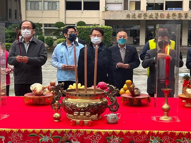 新北環狀線景平站捷運開發大樓今舉行開工祈福典禮。（王揚傑攝）