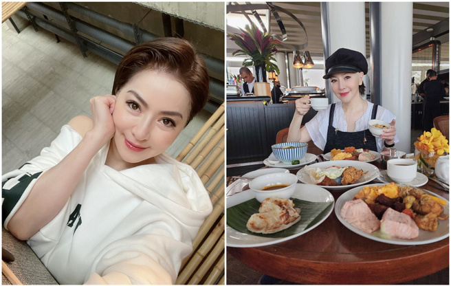 李芳雯最近割除大肠瘜肉。（图／FB@李芳雯）