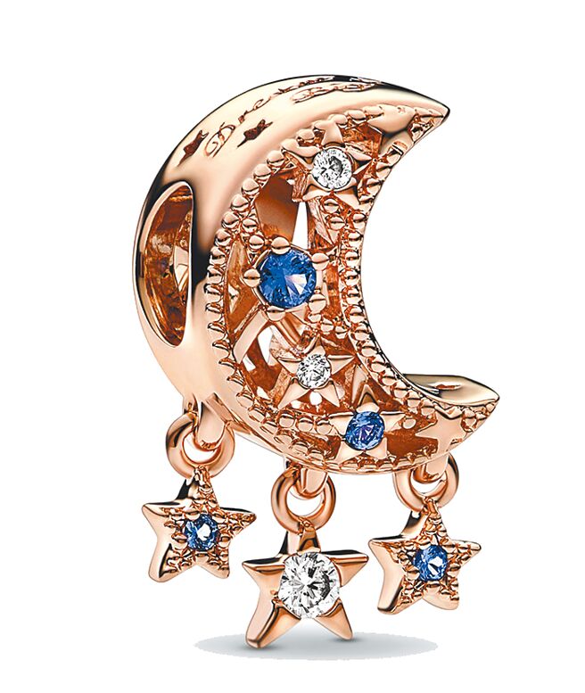 PANDORA新月繁星串饰，3280元。（PANDORA提供）