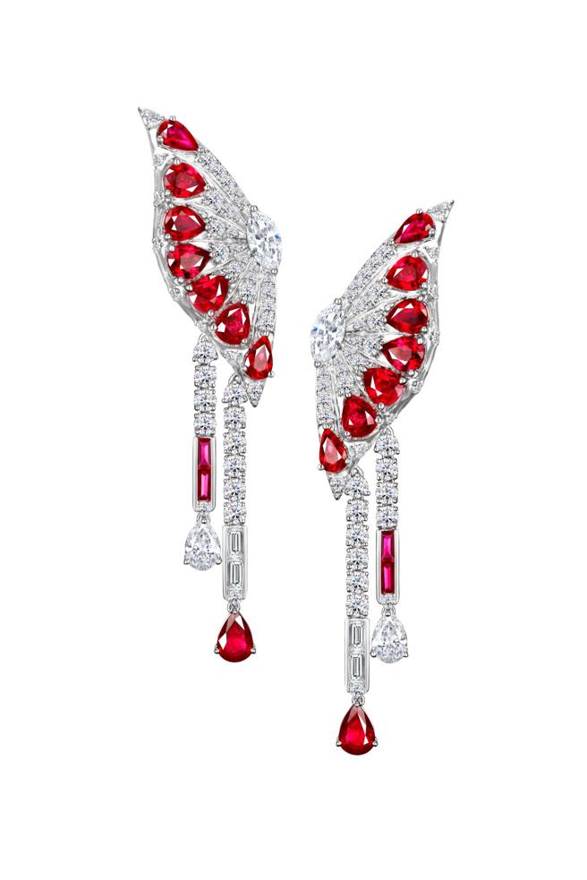 Diamond Bank X 斐俪珠宝FERRI Jewelry联名合作订制珠宝作品。（Diamond Bank提供）