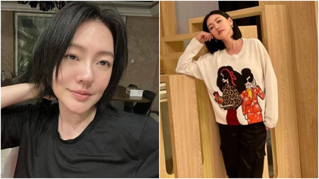 小S昨日在IG上晒出自拍照。(图／翻摄自小S IG@elephantdee)