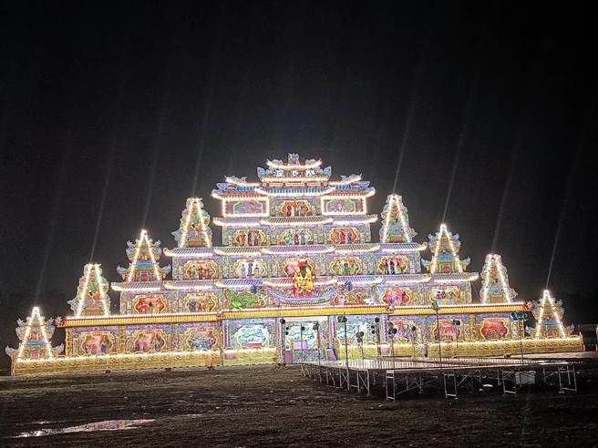 桃園平鎮褒忠祠14日起連5天舉辦五朝圓醮活動。(廟方提供／呂筱蟬桃園傳真)