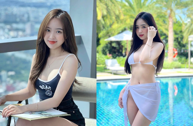 越南正妹黎芳英外型甜美。（圖／Lê Phương Anh facebook）