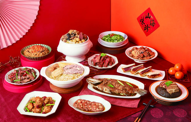 SOGO忠孝馆、復兴馆、天母店亿长御坊2023年菜套餐，3998元。（SOGO提供）