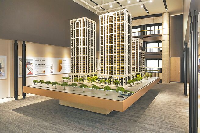 「宏国大道城」走新古典建筑风格。（本报系照片)