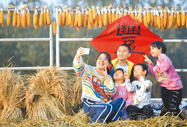 大陆国家统计局12日发布2022粮食产量数据公告，总产量达到1兆3731亿斤（约当6.8亿吨），创下新高。（新华社）