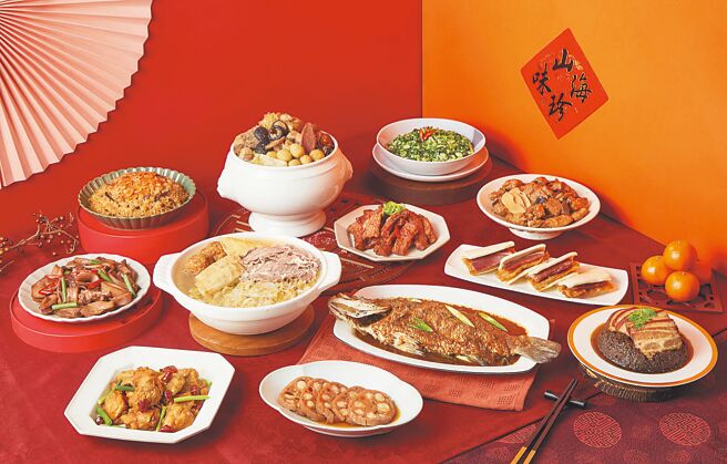 SOGO忠孝馆、復兴馆、天母店亿长御坊2023年菜套餐，3998元。（SOGO提供）