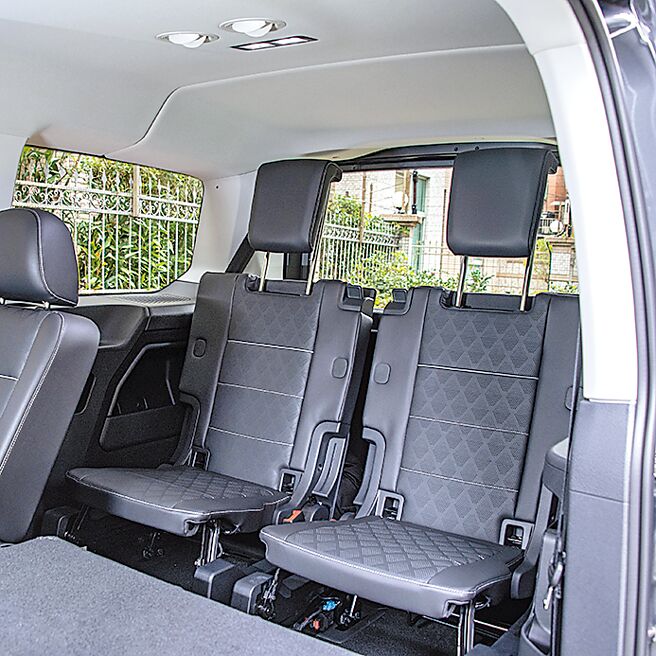 第三排独立座椅。（陈大任摄）