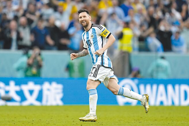 阿根廷前锋梅西。（美联社）