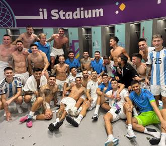 世足》梅西發文秀阿根廷隊友超猛肌肉線條 吸睛千萬球迷朝聖