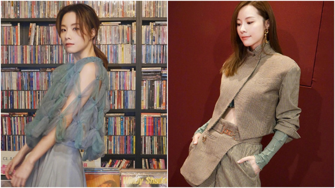 香港女星邓丽欣近日台工作与旅游，晒出上空照引起大批网友暴动。(图/邓丽欣 IG)