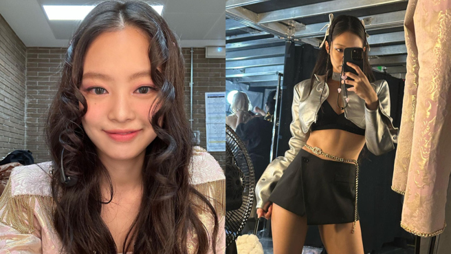 BLACKPINK中的人氣成員Jennie近日在法國巴黎的演唱會上，大方展現火辣身材。（圖／IG@jennierubyjane）