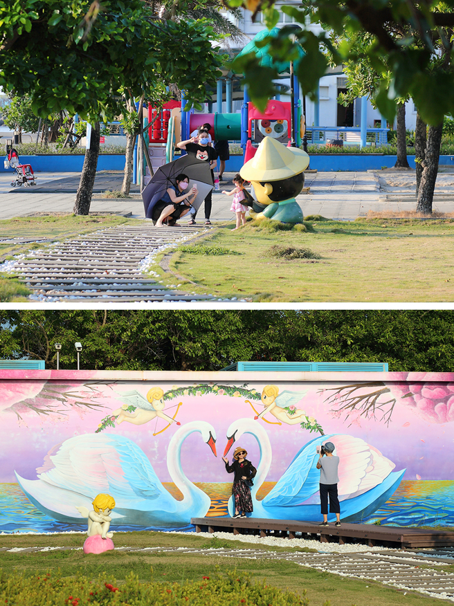 彌陀海岸光廊。 (攝影/Carter)