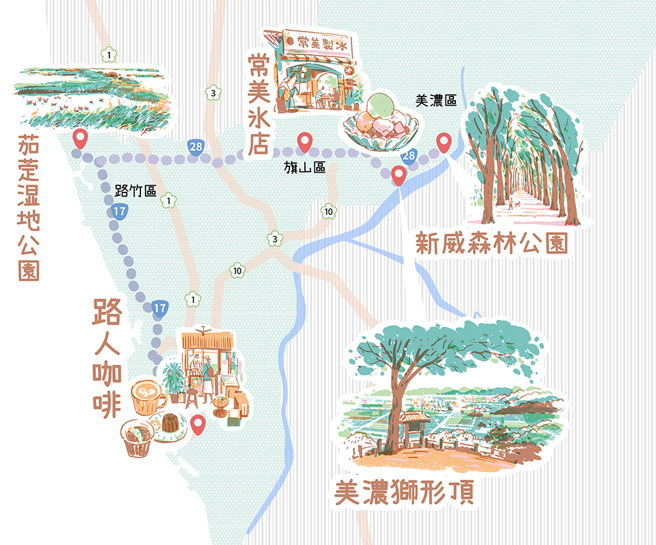 地圖。(插畫/林家棟)