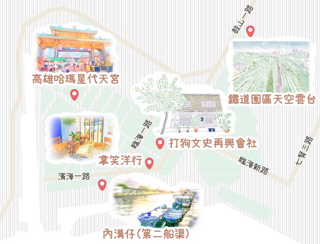 地圖。(插畫/林佩穎)