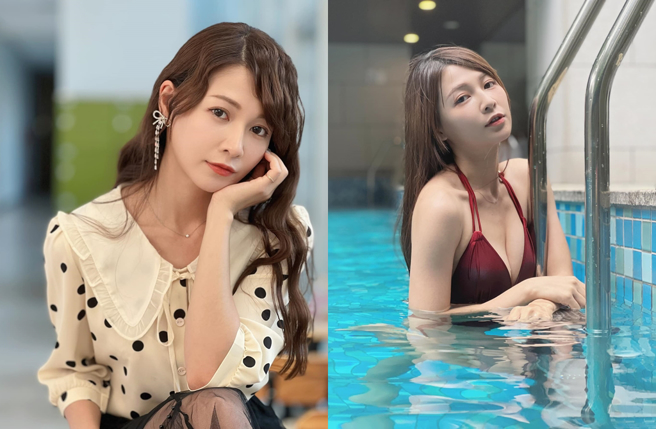 八点檔女星谢京颖身材火辣。（图／谢京颖 Orangefacebook）