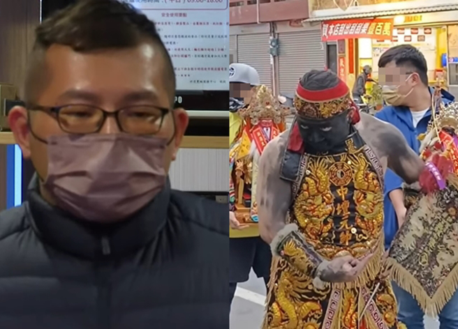 太玄宫乩身否认「卡到阴」，他啜泣道歉，为宫庙尽心力	。（翻摄直播画面）