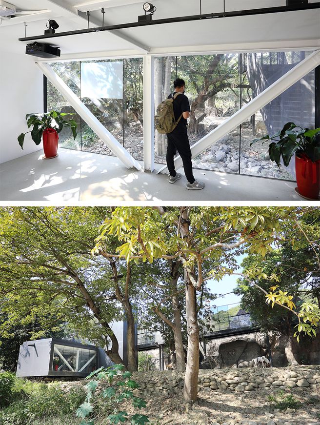 改建後特別設置觀察廊，讓遊客可進入觀察廊內，與動物們零距離。(攝影/Carter)