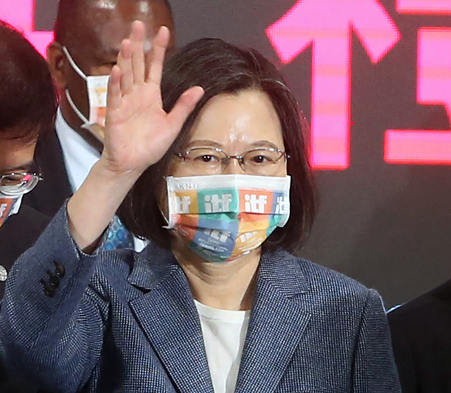 总统蔡英文。（资料照／赵双杰摄）