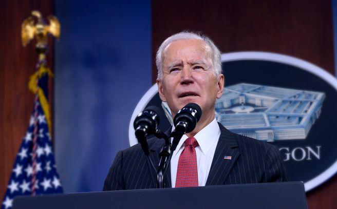 美国总统拜登美东时间14日下午在美非商业论坛宣布，美国「全力投入」（all in）非洲的未来。（Biden's Twitter）