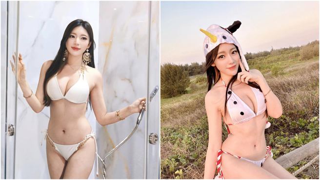 谢立琪拥有傲人S曲线身材。（图／翻摄自谢立琪脸书）