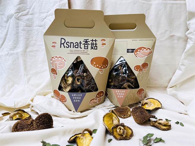 参山处对南庄部落段木菇农进行品牌包装设计辅导，制作出专属南庄泰雅族部落的特色包装。（参山处提供／谢明俊苗栗传真）