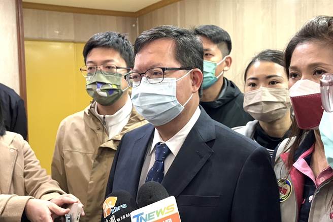 市长郑文灿期许市政无缝接轨、桃园进步不停歇。(蔡依珍摄)