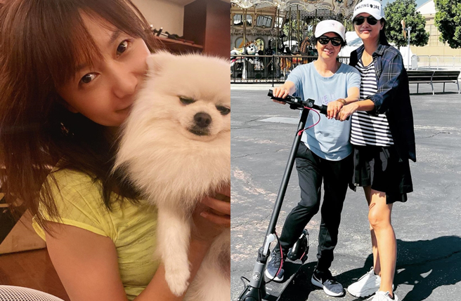 徐静蕾最近晒照看来有孕味。（图／翻摄自suanpieveryday IG）