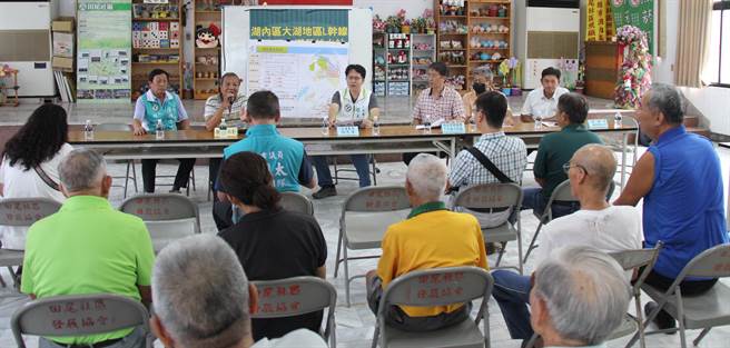 民进党立委邱志伟重视高雄市湖内区L干线工程，也持续争取经费投入。（邱志伟服务处提供／林瑞益高雄传真）