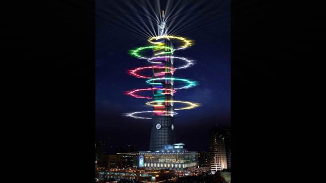 台北101跨年煙火大秀，多種來自台灣和歐洲的新穎花色煙火將亮相。（台北101提供／張芷瑜台北傳真）