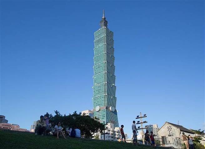 台北101大楼公告土地现值每平方公尺198万1000元，换算每坪约655万元，自2014年起连续10年蝉连全市地王。（本报资料照片）