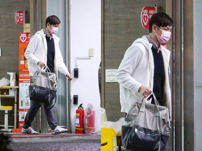 民眾黨新竹市長當選人、立委高虹安涉詐領國會助理費案，北檢15日指揮調查局北機站兵分多路搜索，高的男友李忠庭（見圖）晚間移送北檢複訊。（黃世麒攝）