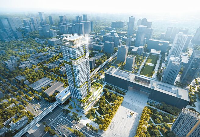 台中捷运市政府站（G9－1）示意图。（台中市政府提供／张亦惠台中传真）