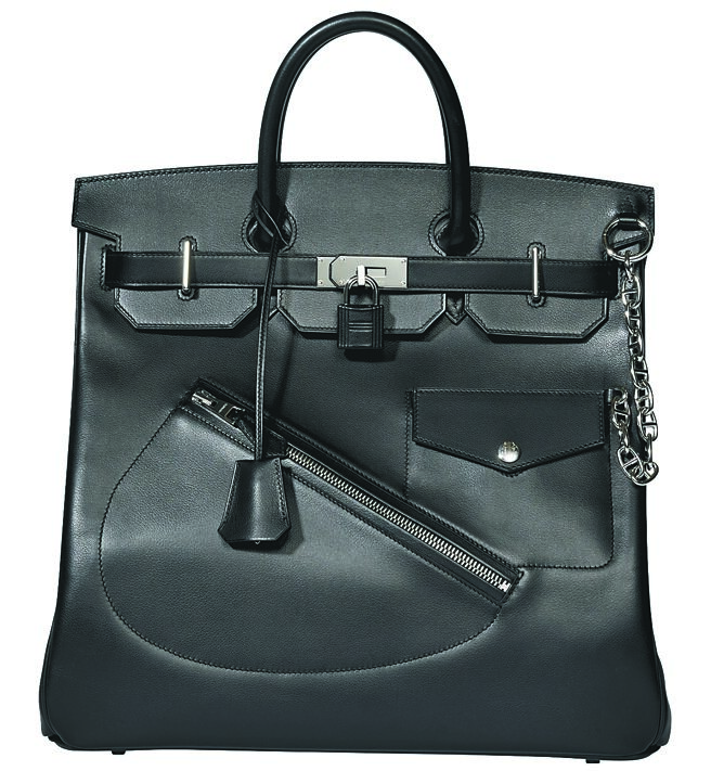 Hermes Rock Evergrain小牛皮手提袋111万6000元。（Hermes提供）
