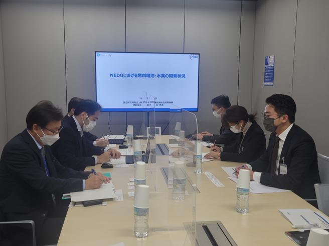 拜會新能源產業技術綜合開發機構(NEDO)探討能源轉型策略(高雄市經發局提供) 