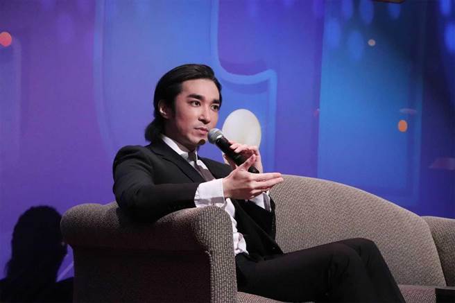 丹申广今天帅气现身中天新闻举办的会员日活动（中天新闻提供）