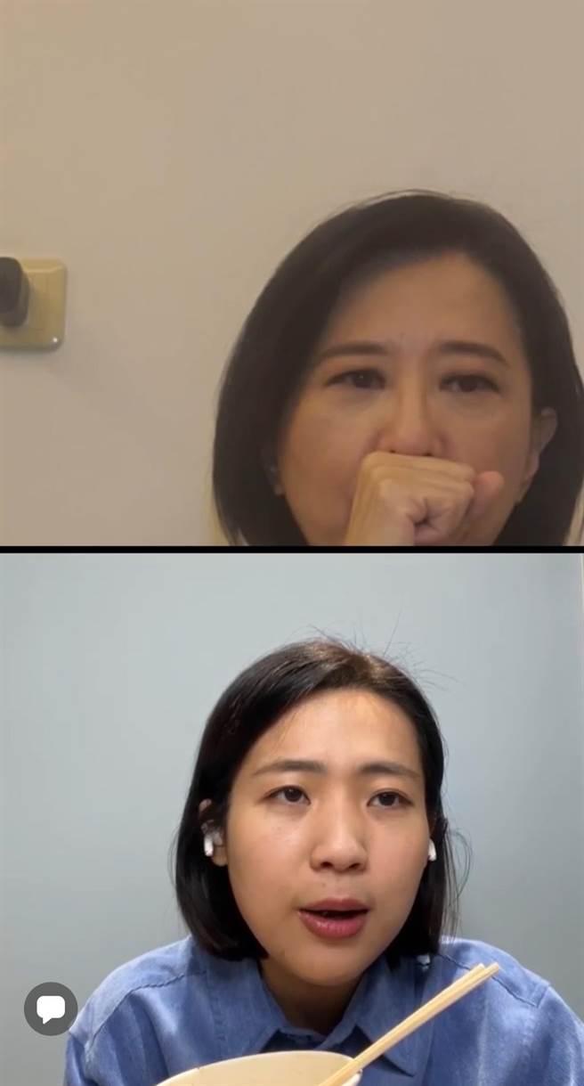 徐巧芯说，吴怡农吴怡农连这种抗压性都没有，人民要怎么相信他能争取什么东西？（李奇叡翻摄）