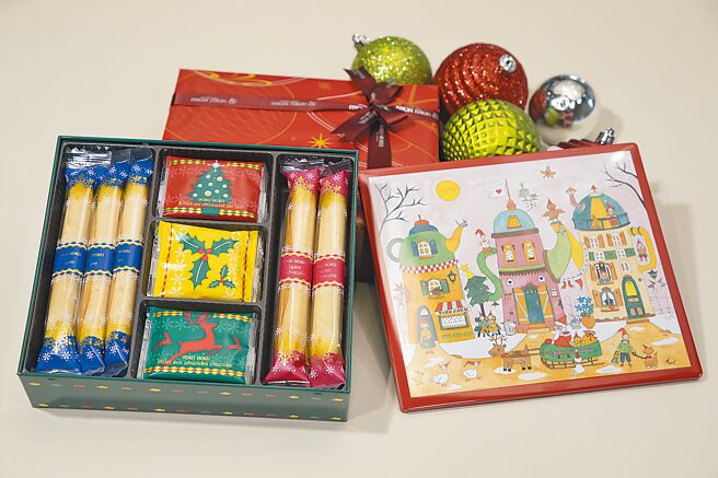 远东百货YOKU MOKU耶诞限定臻馔浓巧礼盒26入，1420元。（远百提供）