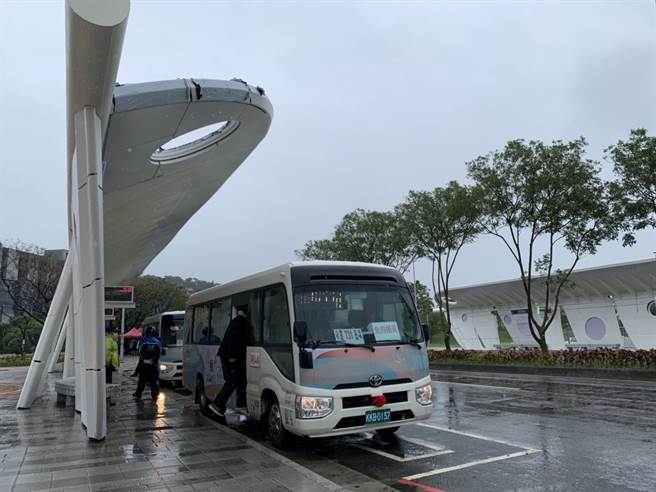 三莺转运站今（17）日起与停车场一併试营运。（陈慰慈摄）