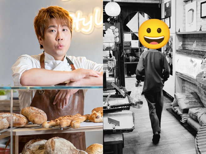 該烘焙坊的老闆吳克己其實就是國內知名烘焙師傅，他說將會努力陪伴男童到高一、大一，堅信男童未來一定會很有成就。（翻攝自吳克己臉書）