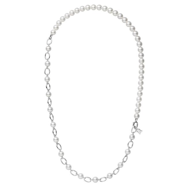 MIKIMOTO M Code Liberte系列珍珠项炼，17万2000元。（MIKIMOTO提供）