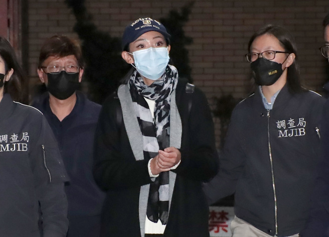 新竹市長當選人高虹安15日深夜現身北檢。(資料照，郭吉銓攝)