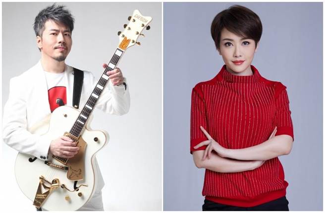 寇乃馨（右）、黄国伦夫妻结婚13年，感情依旧甜蜜。（寇乃馨提供）