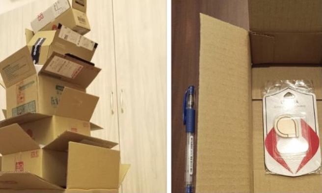 黄文博》纸箱们，该回家了！(图/爱传媒提供)
