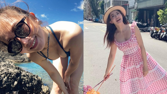 谢忻近日赴泰国旅游疑有新欢。(图/谢忻 FB)