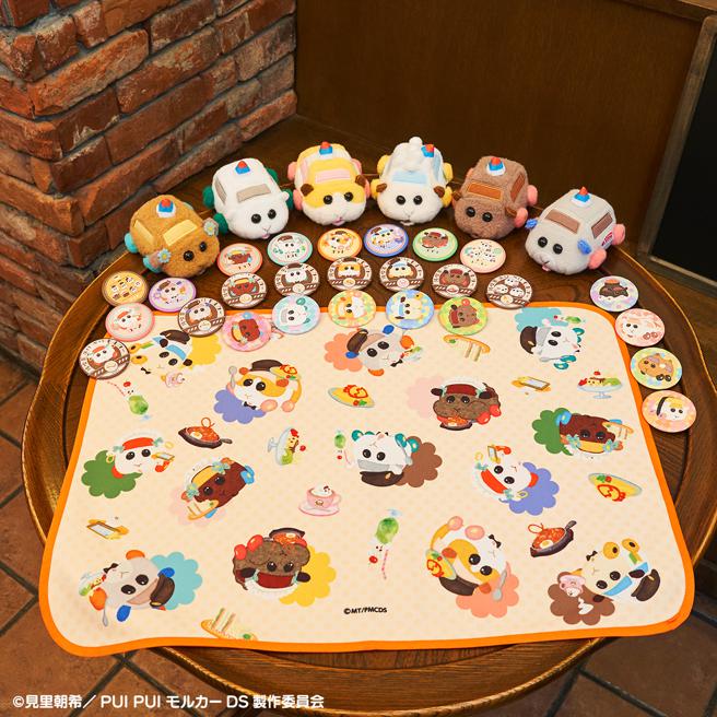 《天竺鼠车车》快闪店周边商品玲琅满目。（BANDAI NAMCO Amusement提供）